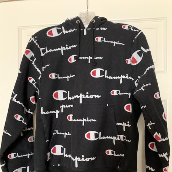 Champion Tops - Champion Black Hoodie